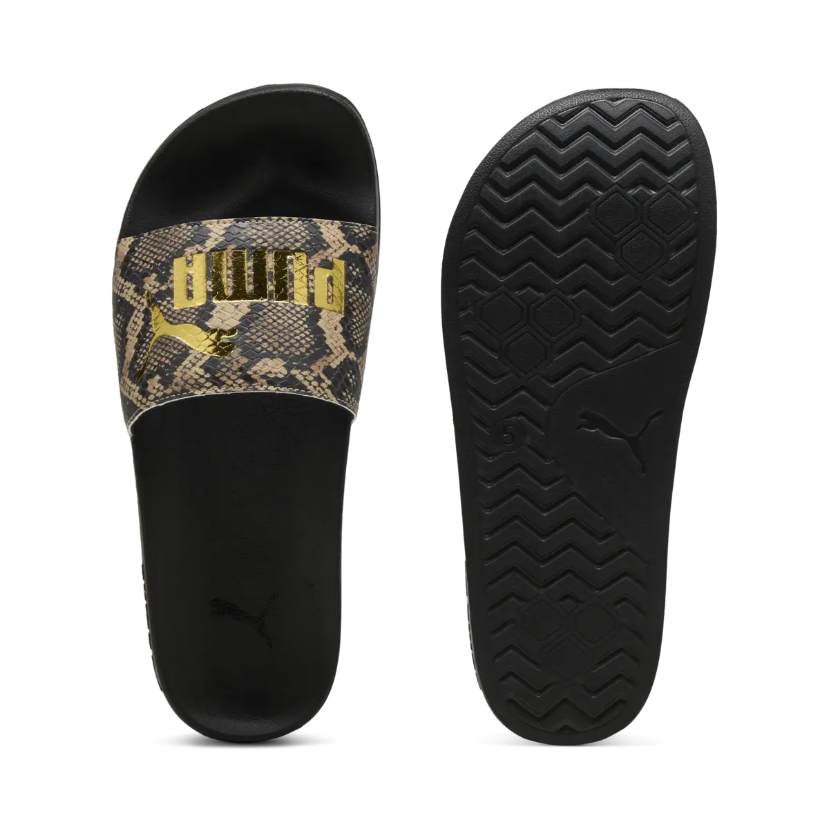 Puma Leadcat 2.0 Snake Chic Siyah Kadın Terlik