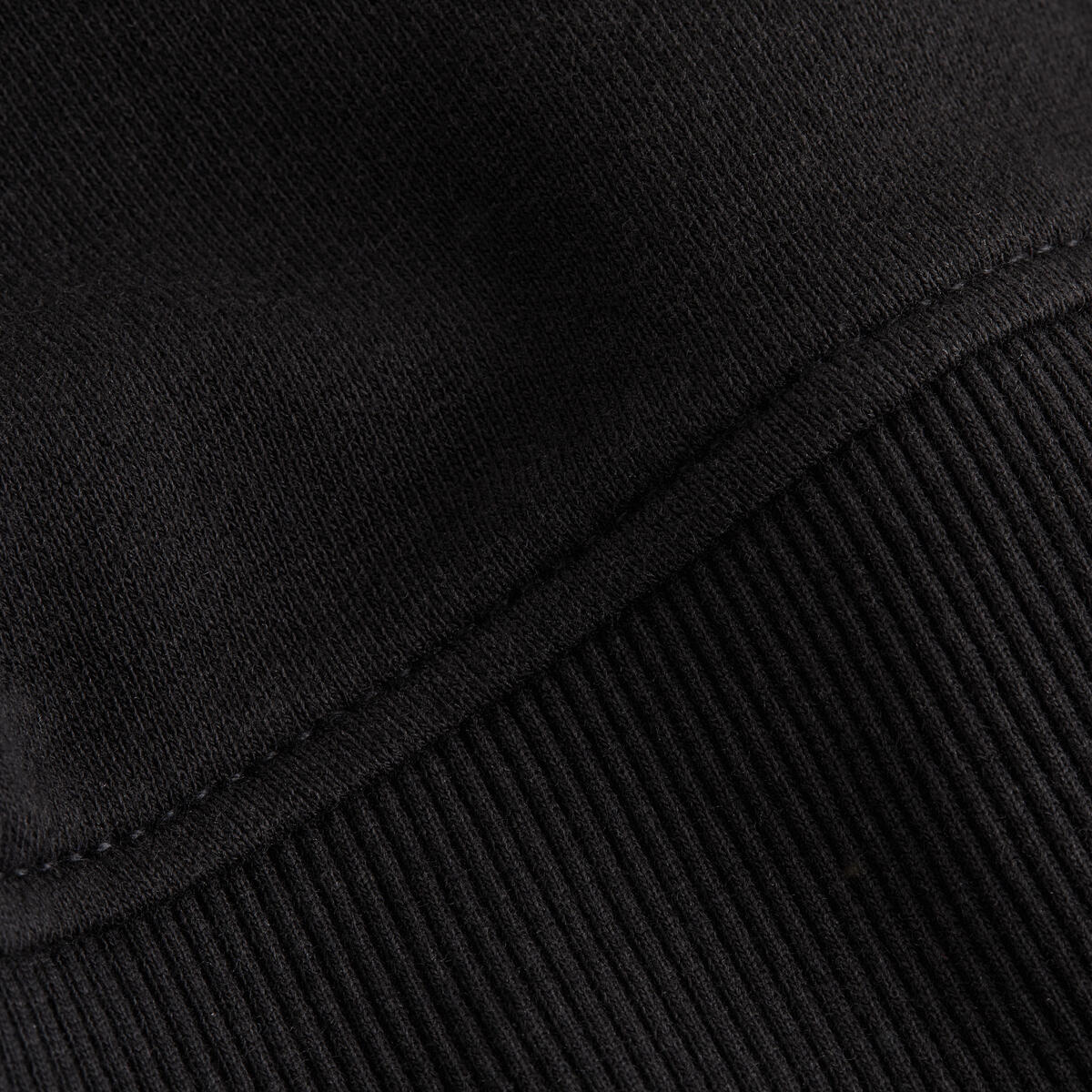 Calvin Klein RIB MIX TAB HOODIE Kadın Siyah Hoodie