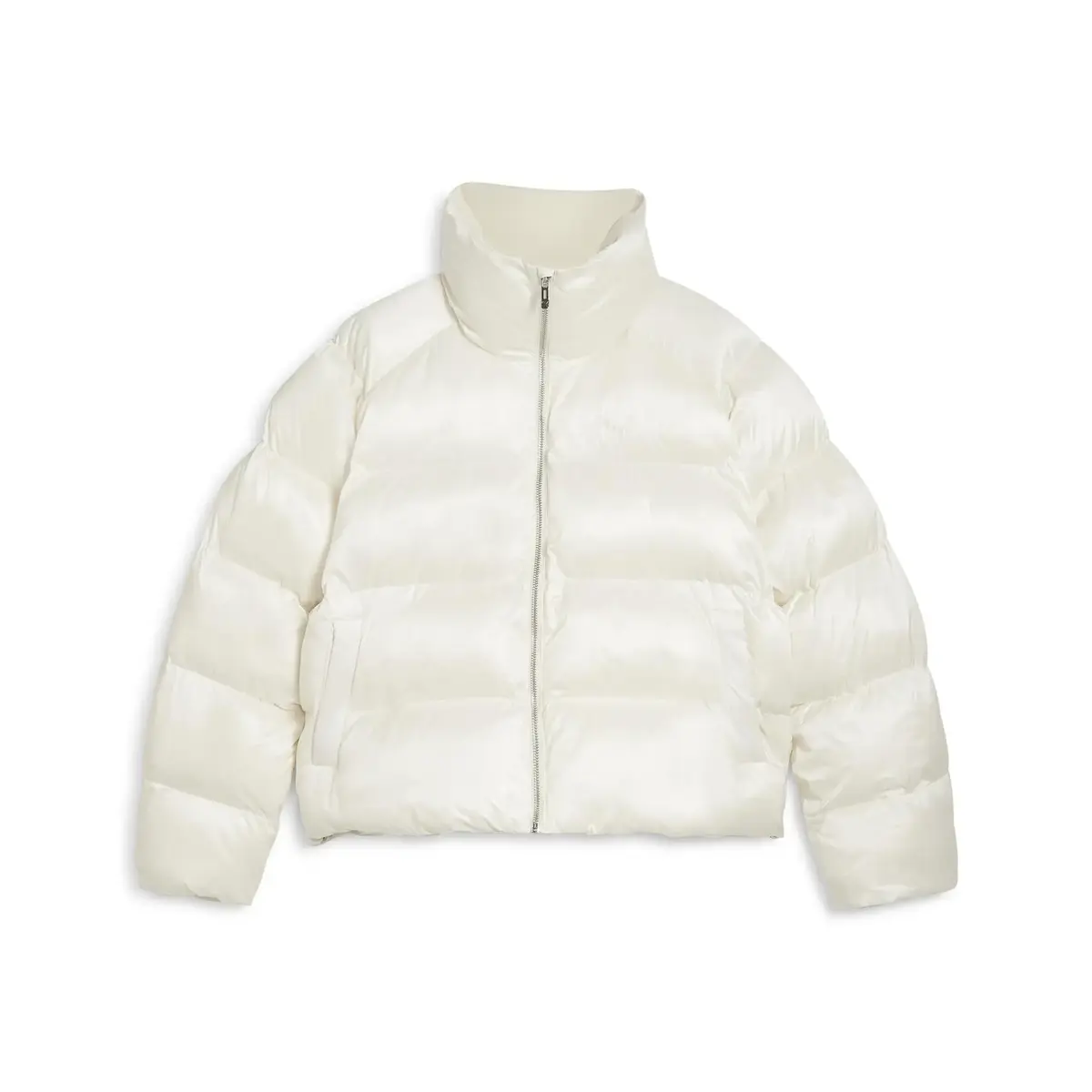 Puma Shiny Puffer Jacket Kırık Beyaz Kadın Şişme Mont