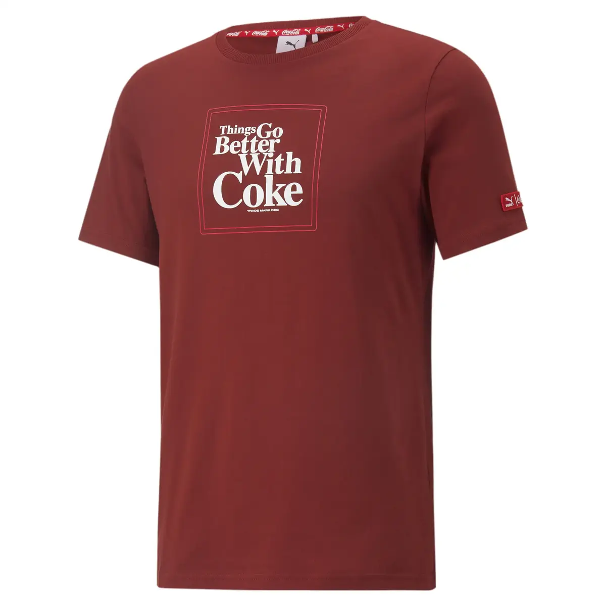 PUMA X COCA COLA Graphic Tee Kırmızı Erkek T-Shirt