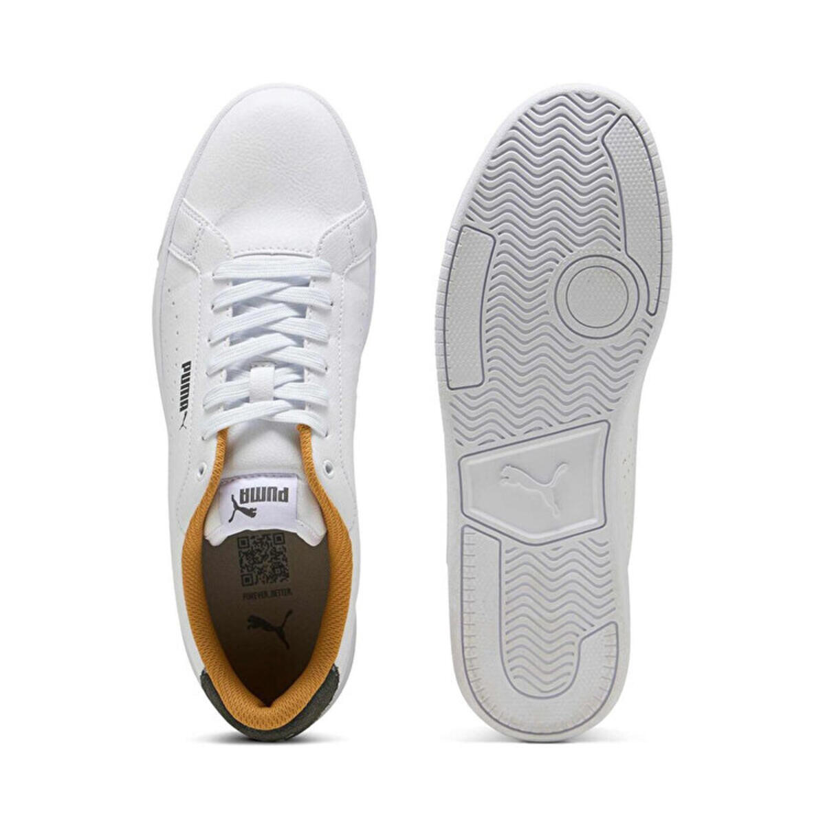Puma Grounded Perf Beyaz Unisex Spor Ayakkabı & Sneaker