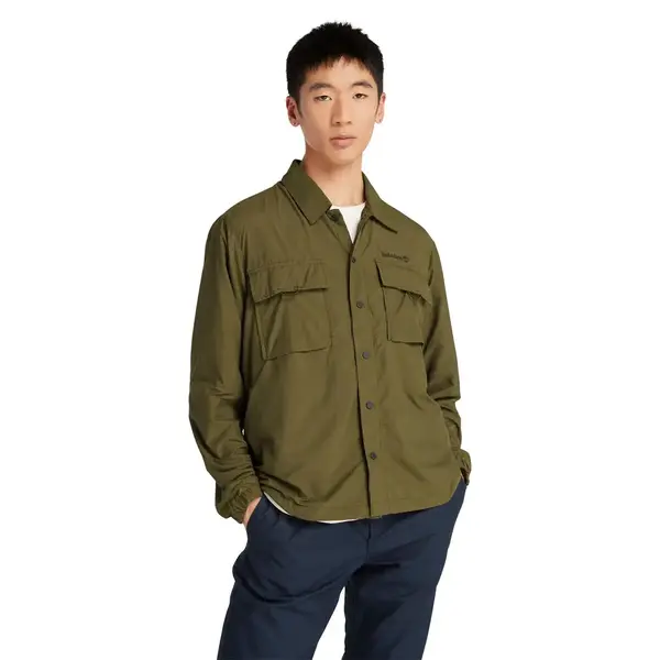 Timberland DWR LW SHIRT JACKET Yeşil Erkek Ceket