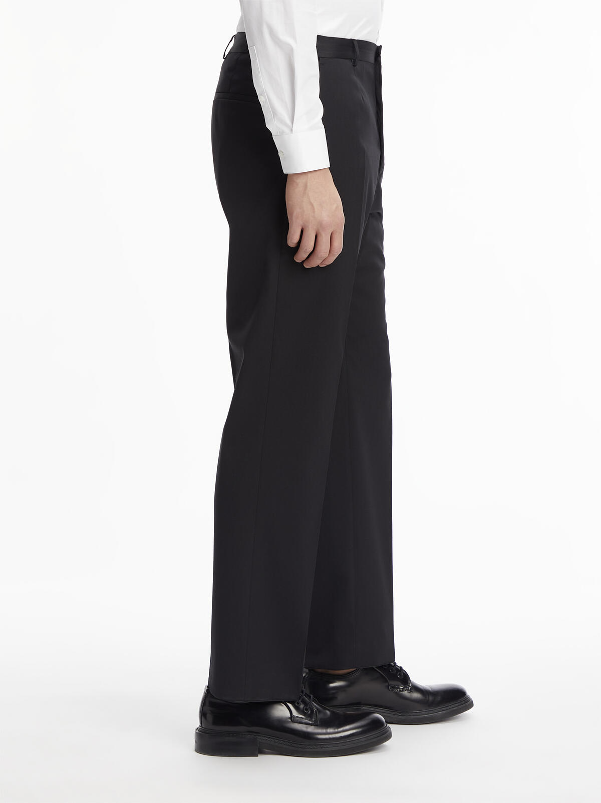 Calvin Klein TRAVEL GABARDINE STR Erkek Siyah Kumaş Pantolon