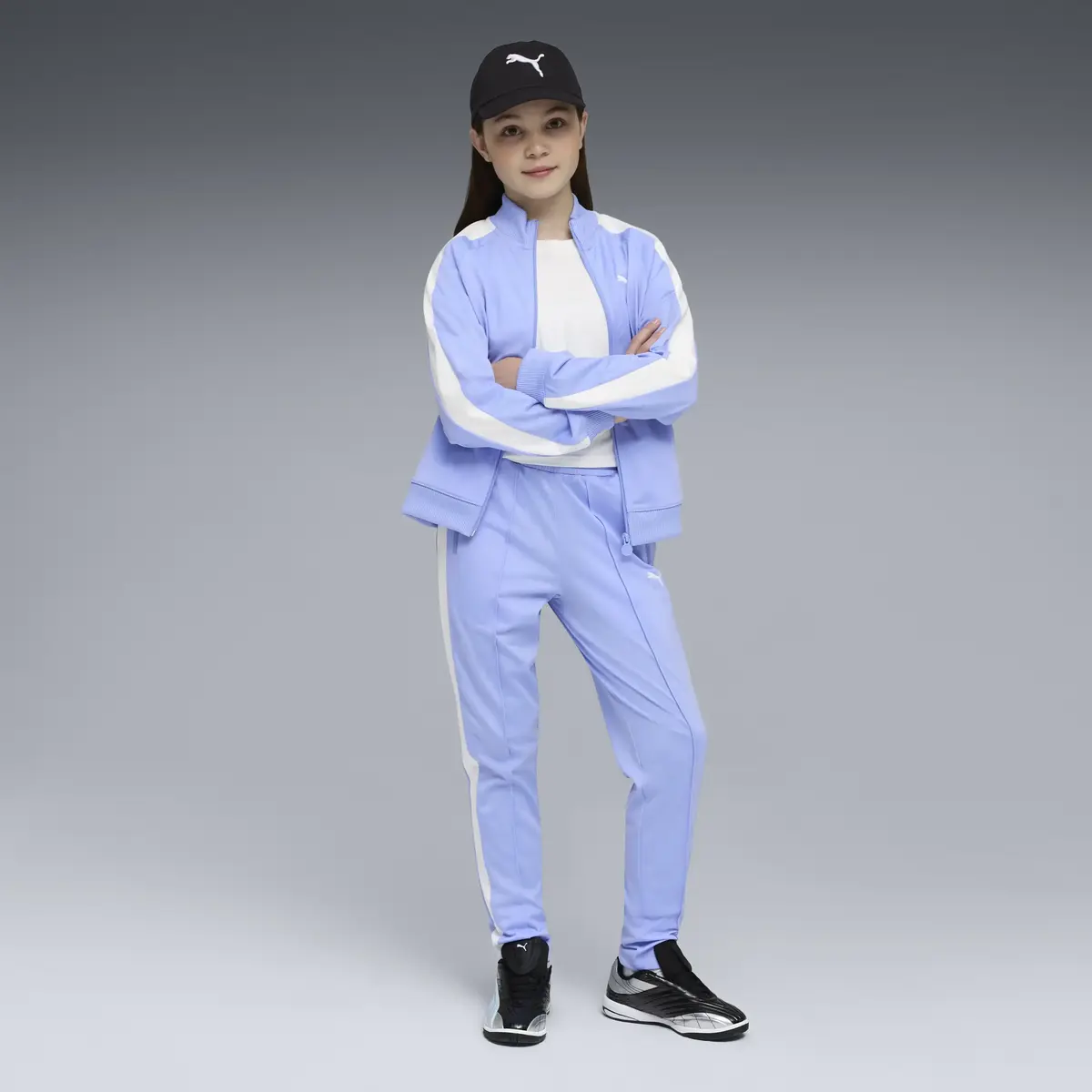 PUMA T7 ALWAYS ON Track Pants Mavi Kız Çocuk Eşofman Altı