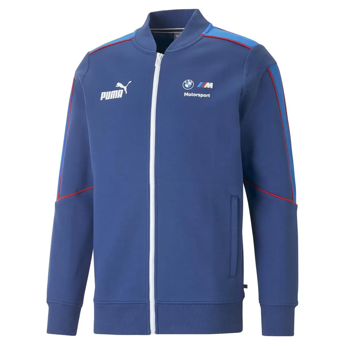 Puma BMW M Motorsport MT7 Fermuarlı Pr Blue Sweatshirt