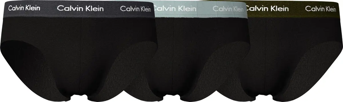 Calvin Klein HIP BRIEF 3PK Erkek Siyah Slip Set