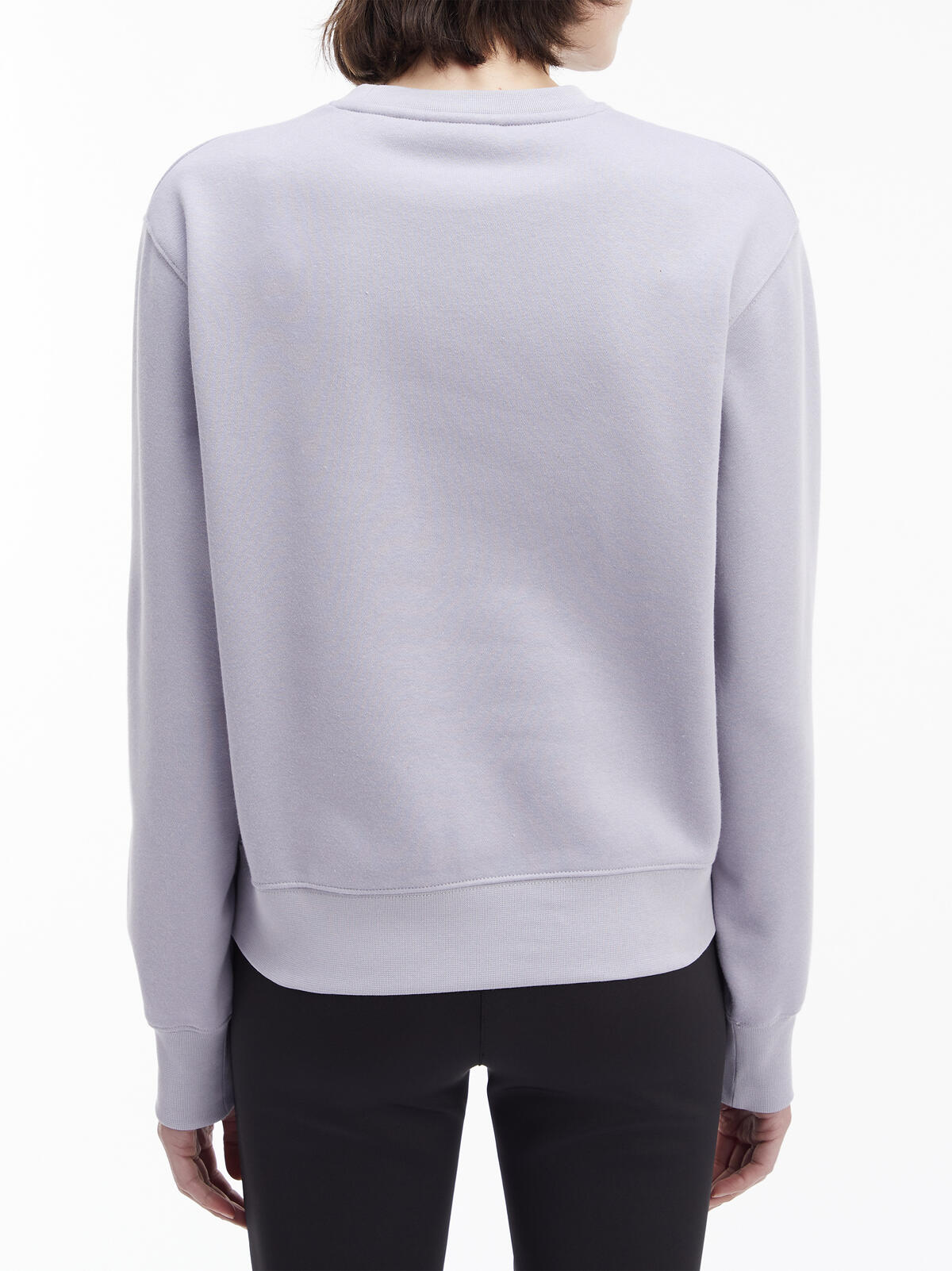 Calvin Klein TONAL EMB GRAPHIC SW Kadın Gri Sweatshirt