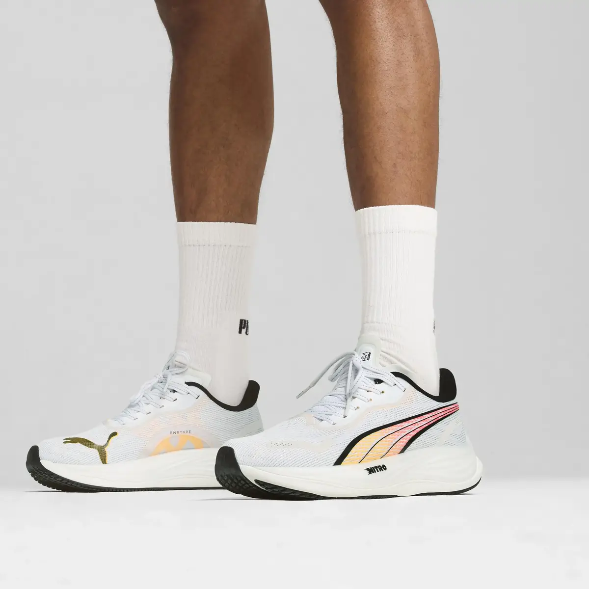 Puma Velocity NITRO 3 Beyaz Erkek Yürüyüş ve Koşu Ayakkabısı