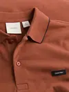 Calvin Klein STRETCH PIQUE TIPPIN, XAH Turuncu Erkek T-Shirt & Polo