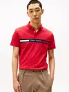 Tommy Hilfiger HILFIGER CHEST INSER, XLD Kırmızı Erkek T-Shirt & Polo