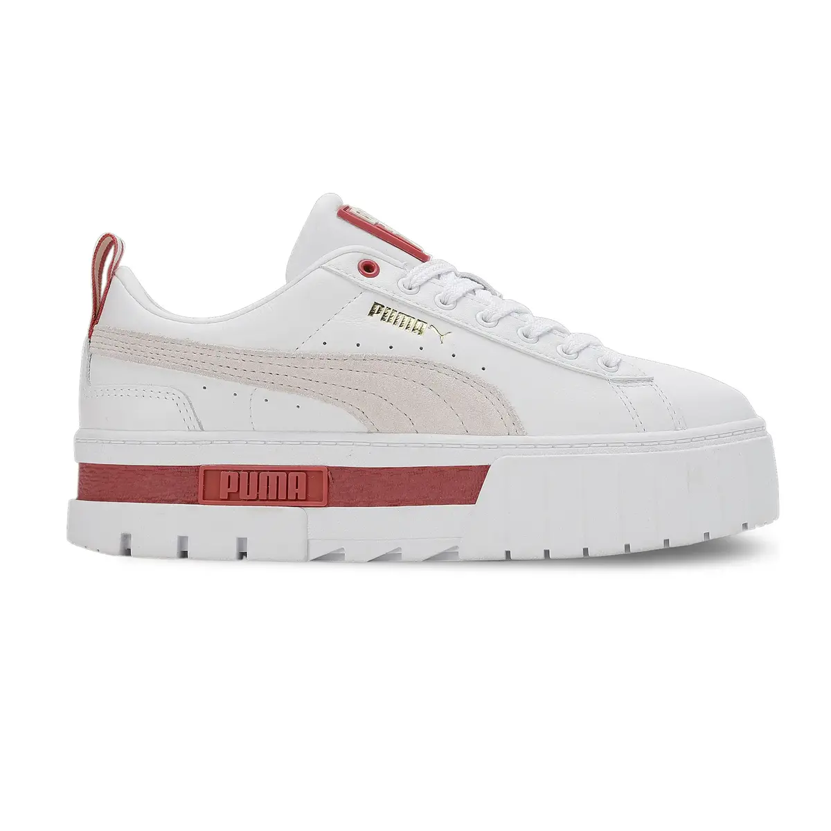 Puma Mayze Lth Wn s Beyaz Kadın Günlük Spor Ayakkabı