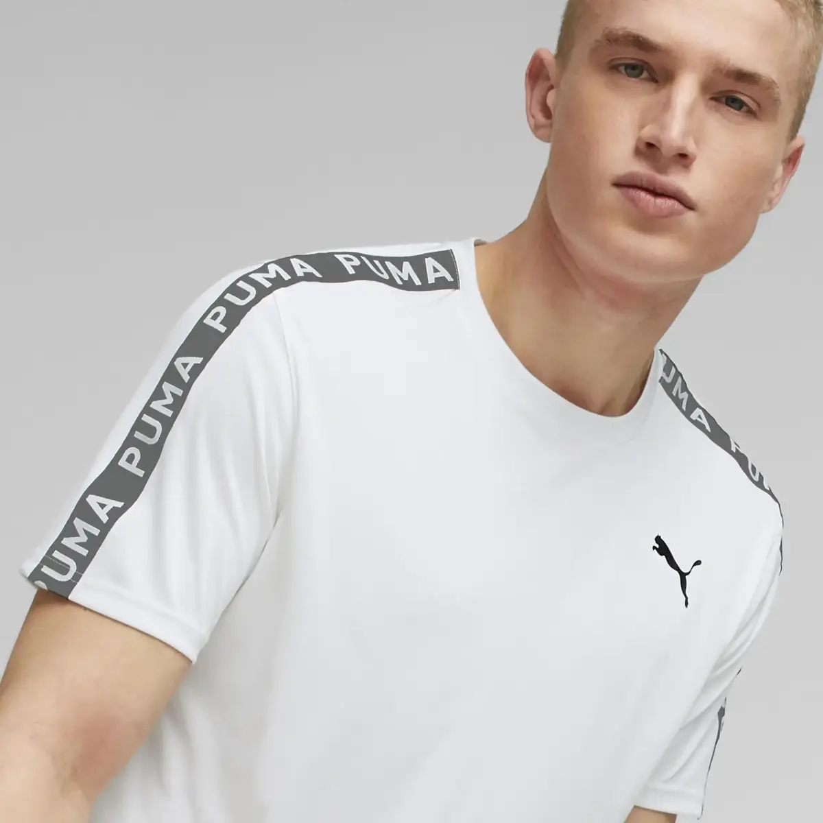 Puma Fıt Taped Tee Beyaz Kadın T-shirt