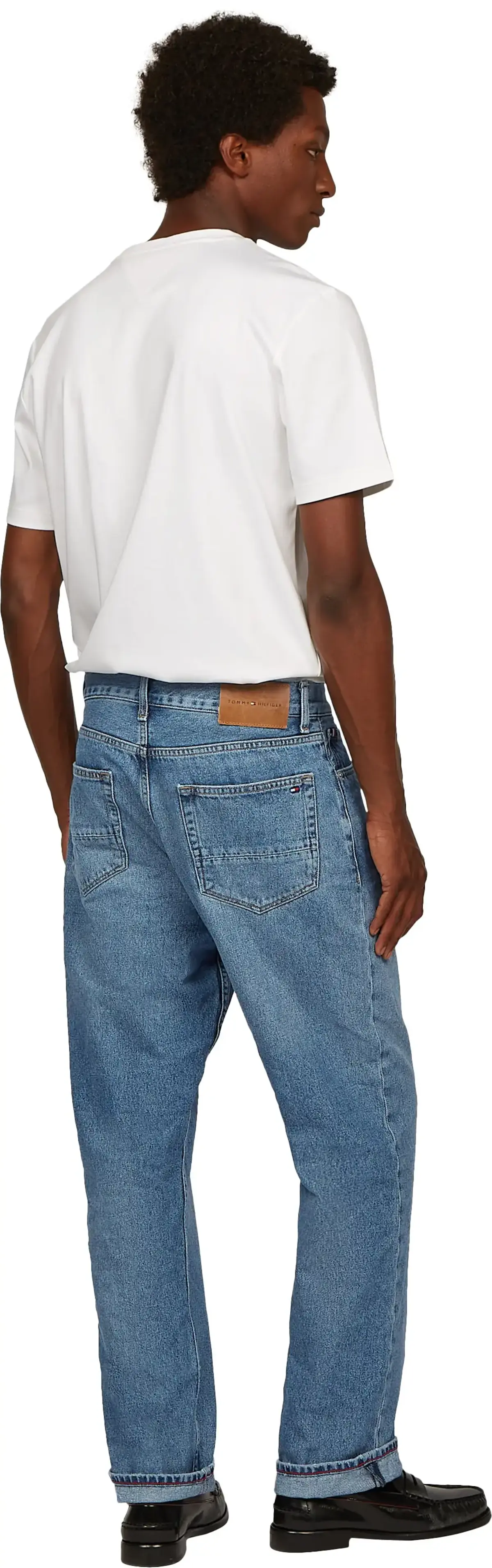 Tommy Hilfiger RELAXED RIVER RGD CA, 1A7 Mavi Erkek Jean Pantolon