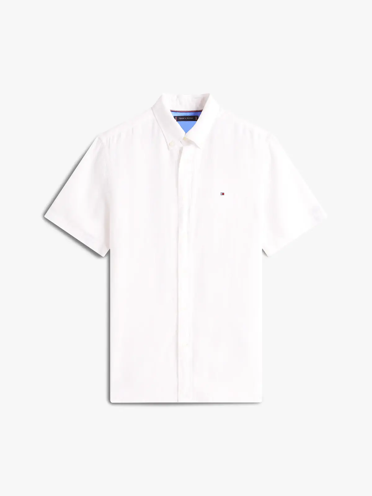 Tommy Hilfiger PIGMENT DYED LINEN R, YCF Beyaz Erkek Gömlek