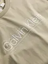 Calvin Klein CP-DOUBLE LOGO T-SHI, HI0 Bej Erkek T-Shirt & Polo