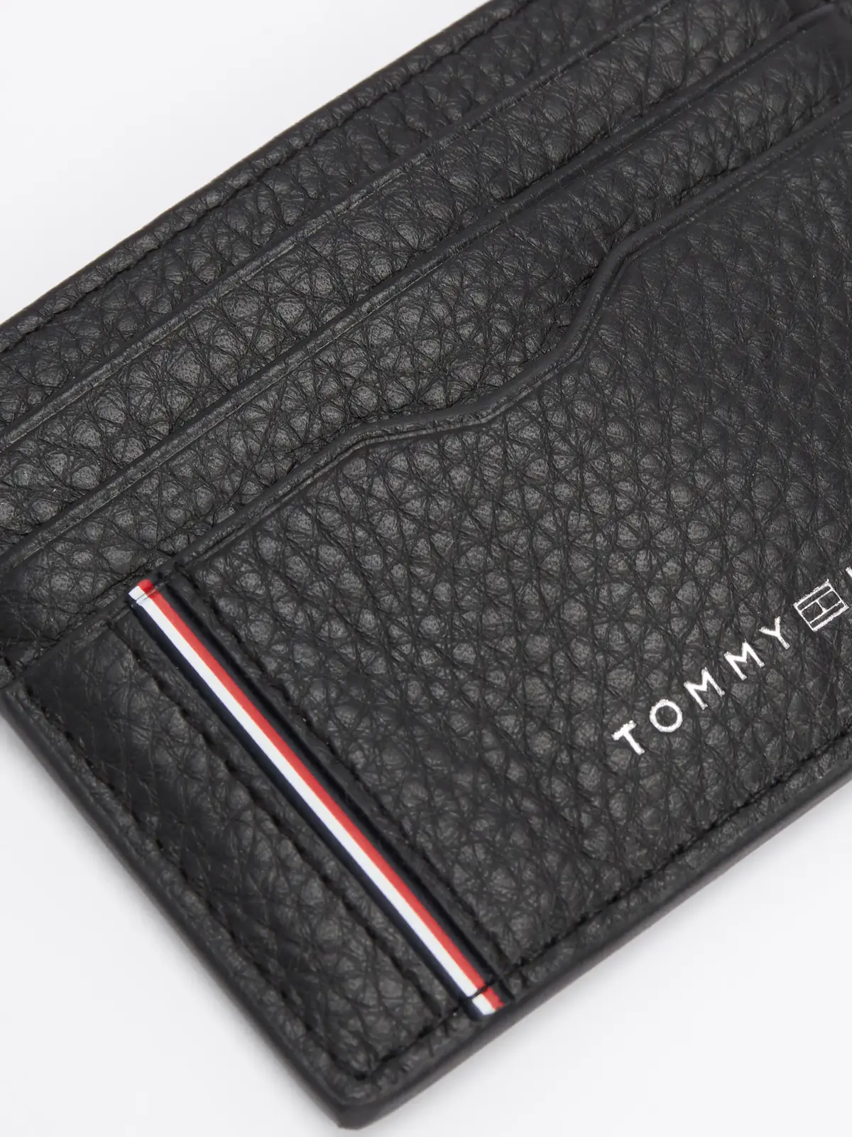 Tommy Hilfiger TH CORP CC HOLDER Erkek Siyah Cüzdan