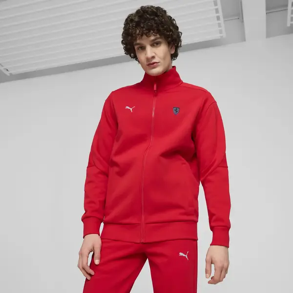 Puma Ferrari Style MT7 Jacket Kırmızı Erkek Sweatshirt