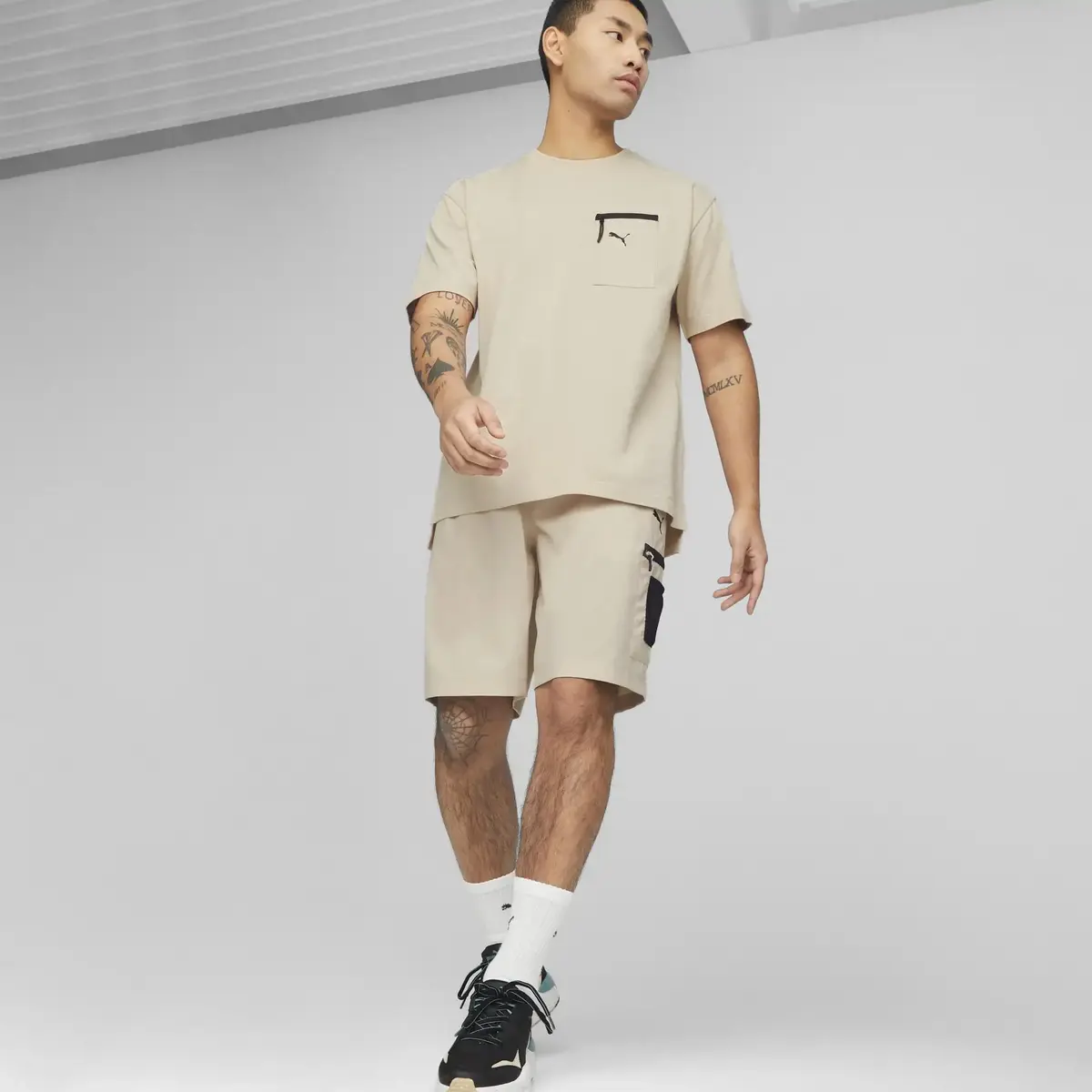 Puma Open Road Tee Bej Erkek T-shirt