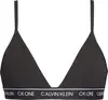 Calvin Klein UNLINED TRIANGLE Kadın Siyah Sütyen