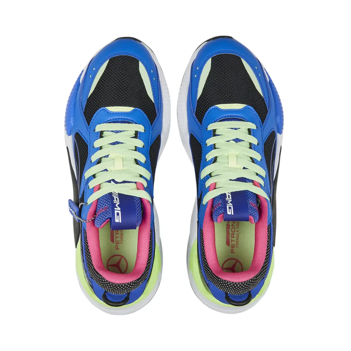 Puma Mapf1 Amg Rs-X Puma Black - Royal Sapphire Siyah Erkek Günlük Spor Ayakkabı