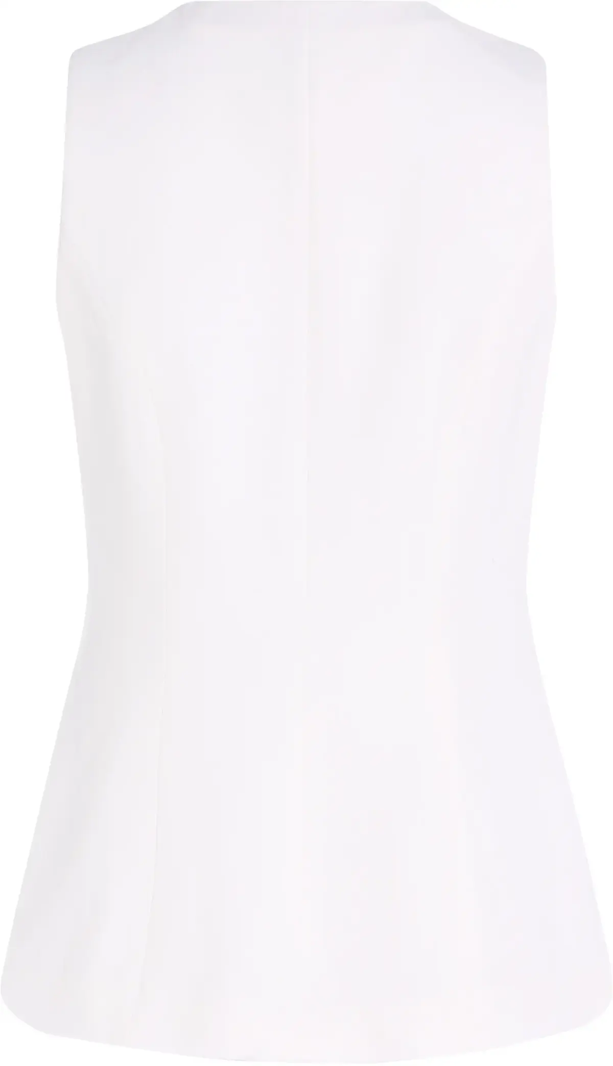 Tommy Hilfiger LINEN MIX SLIM WAIST, Z00 Krem Kadın Yelek