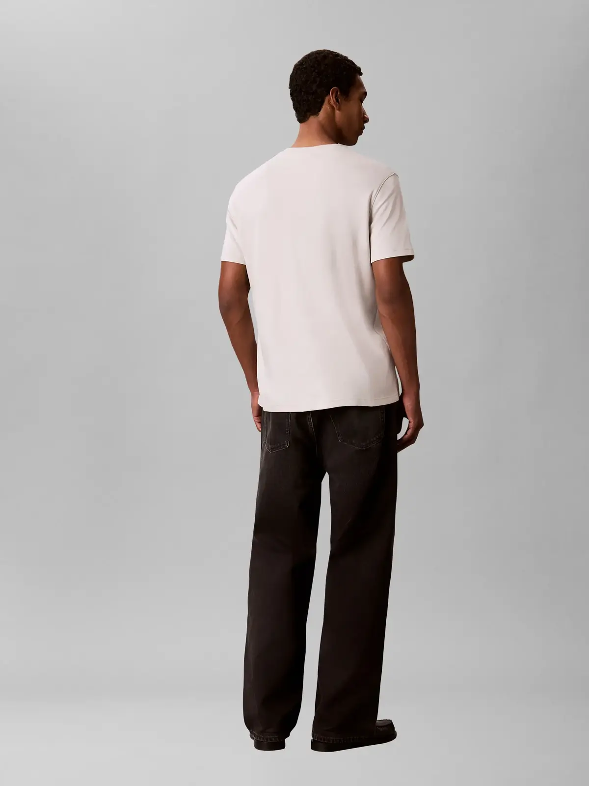 Calvin Klein SS SUPIMA CHEST EMB, PDJ Bej Erkek T-Shirt