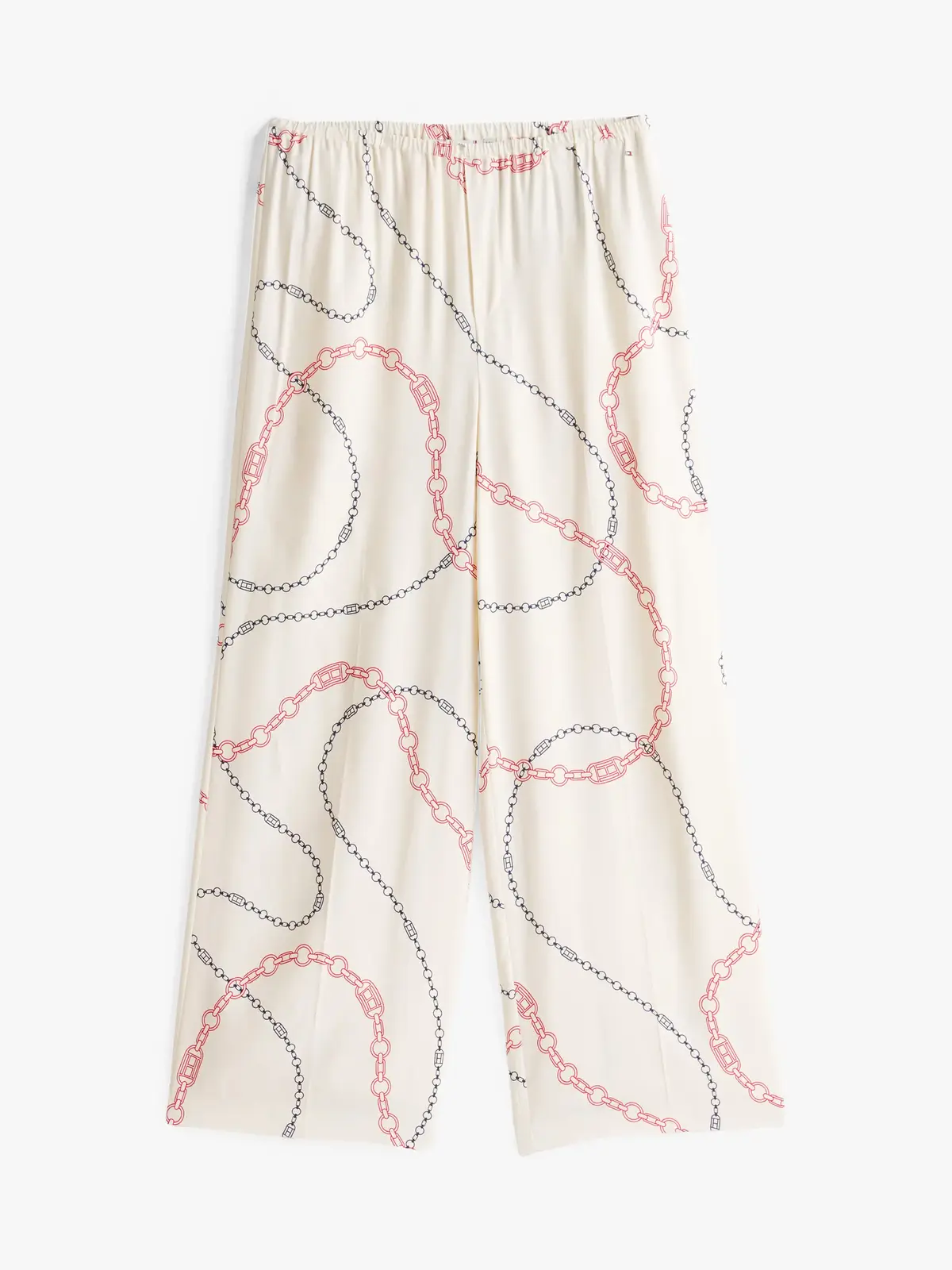 Tommy Hilfiger SOFT VISCOSE WOVEN P, 01V Beyaz Kadın Pantolon