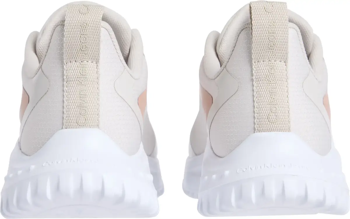 Calvin Klein EVA RUNNER LOW LACE, 0GA Krem Kadın Spor Ayakkabı & Sneaker