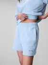 Calvin Klein MONOLOGO FRENCH TERR, VE0 Mavi Kadın Şort