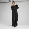 PUMA HER High-Waist Straight Pant Siyah Kadın Eşofman Altı
