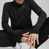 PUMA RUN VELOTY CLDSPN 1/4 ZIP M Siyah Erkek T-Shirt