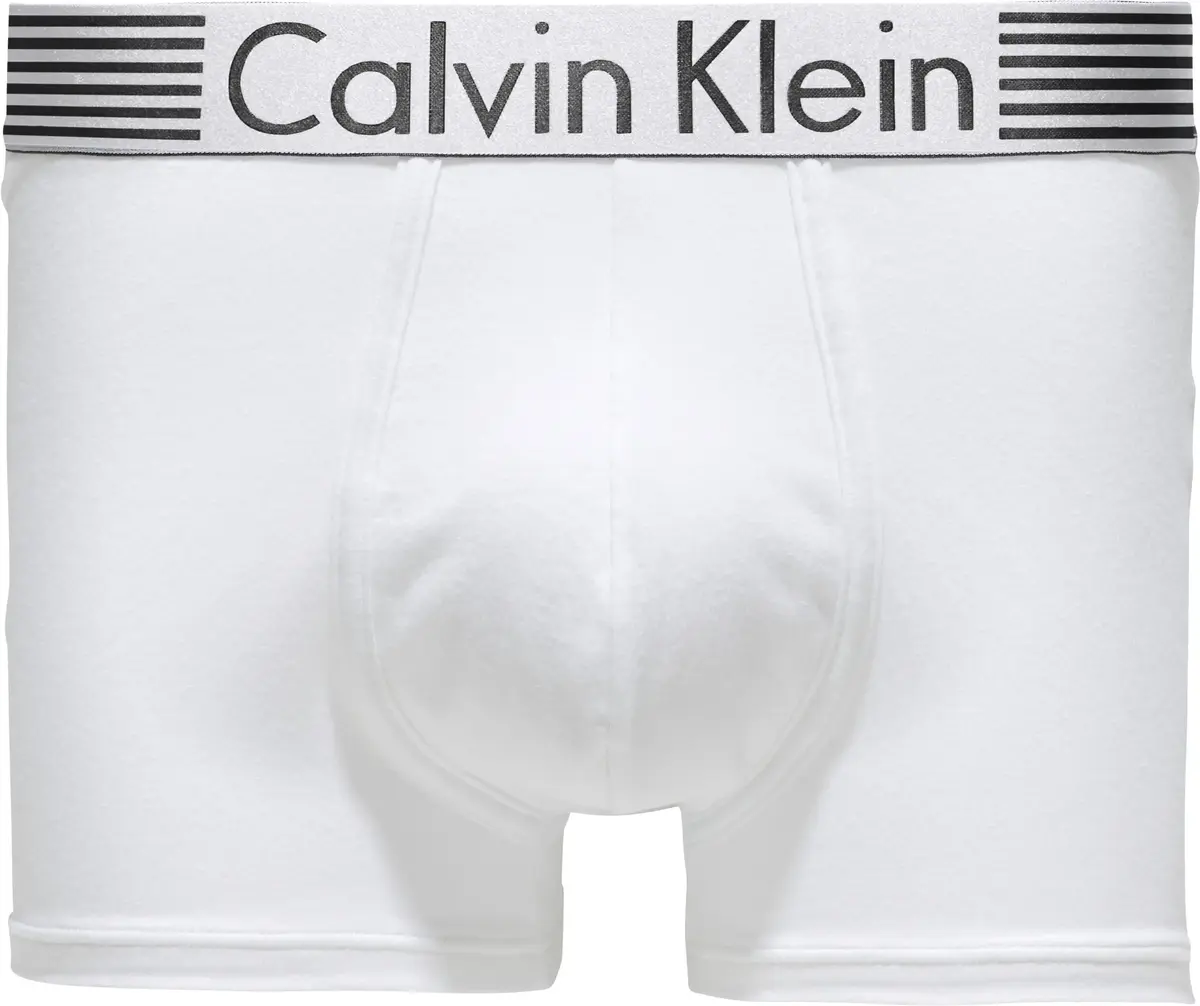 Calvin Klein TRUNK Erkek Beyaz Boxer
