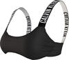 Calvin Klein BRALETTE-UW Kadın Siyah Bikini Üstü