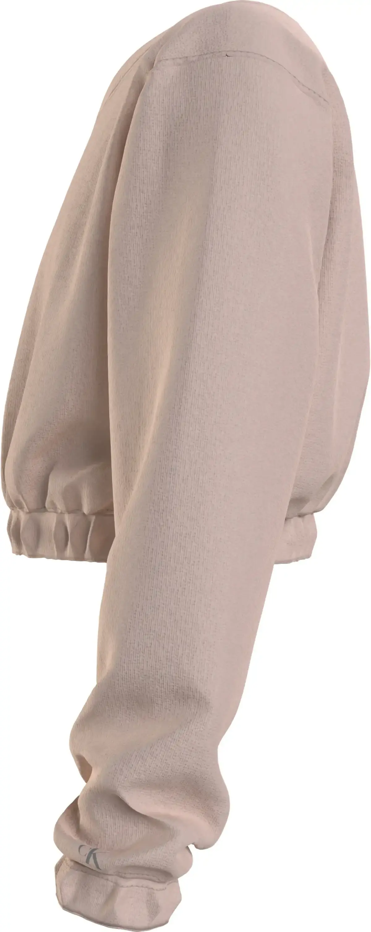 Calvin Klein METALLIC BOX LOGO SW Kadın Kahverengi Sweatshirt