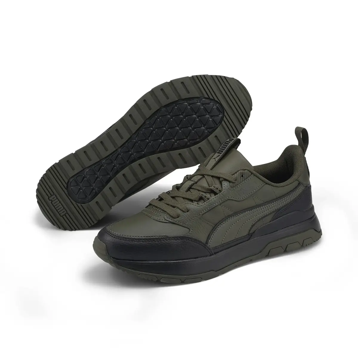 Puma R78 Trek Lth Haki Erkek Günlük Spor Ayakkabı