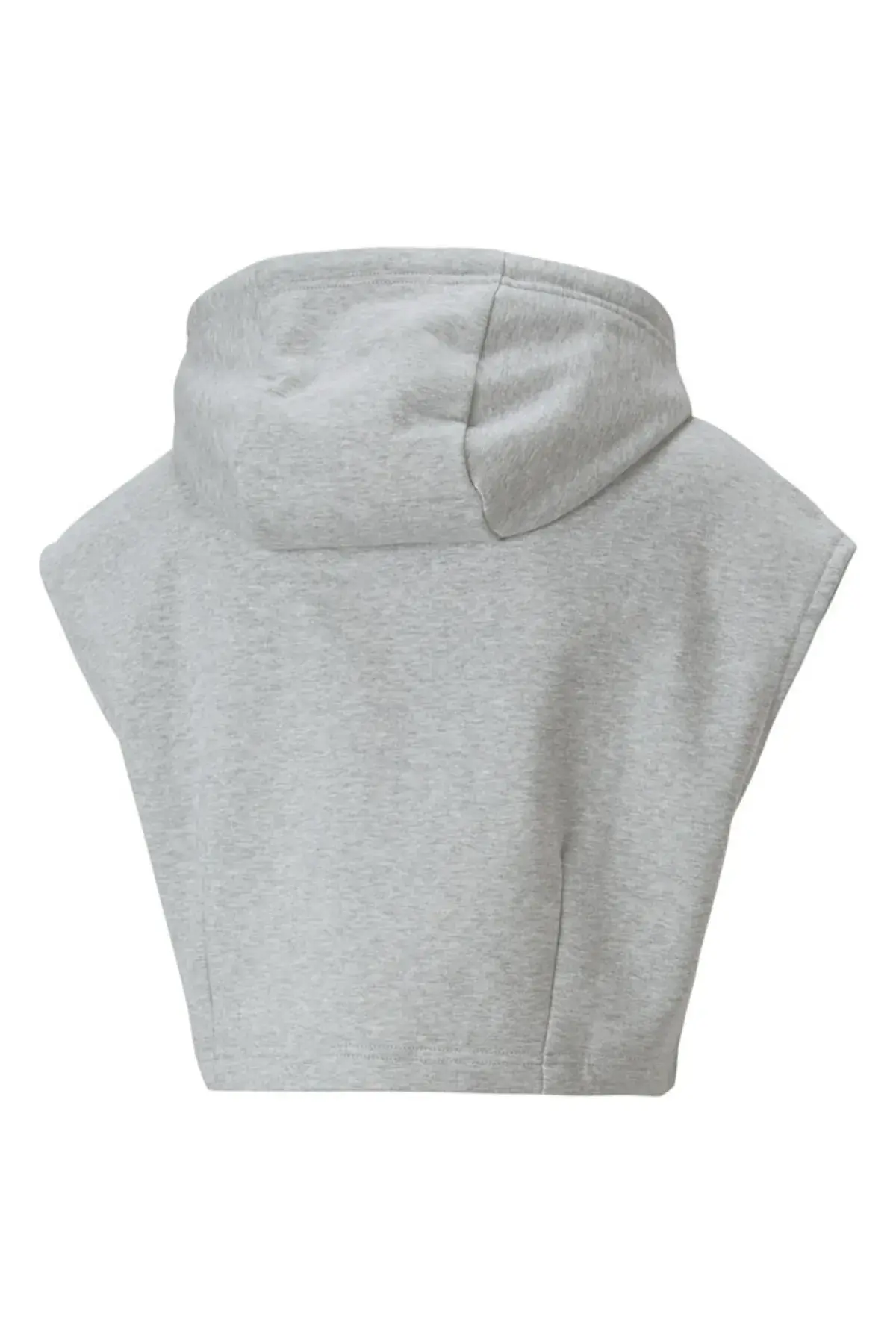 Puma Dare To Hooded Cropped Vest Gri Kadın Hoodie