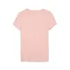 Puma ESS+ Metallic Logo Tee Pembe Kadın T-Shirt