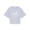 PUMA ESS Cropped No. 1 Logo Tee Mavi Kadın Crop