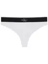 Calvin Klein THONG Beyaz Esnek Tanga