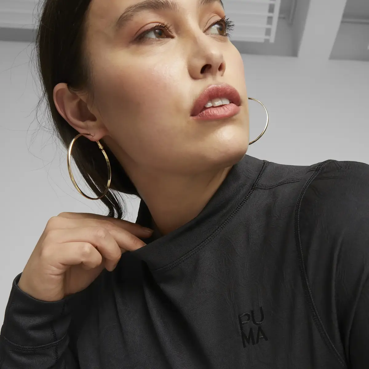 Puma INFUSE Long Sleeve Tight Top Siyah Kadın Üst