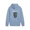 Puma X PLAYSTATION Graphic Hoodie DK Mavi Erkek Sweatshirt