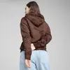 PUMA WARDROBE ESS Graphic Hoodie Kahverengi Kadın Hoodie