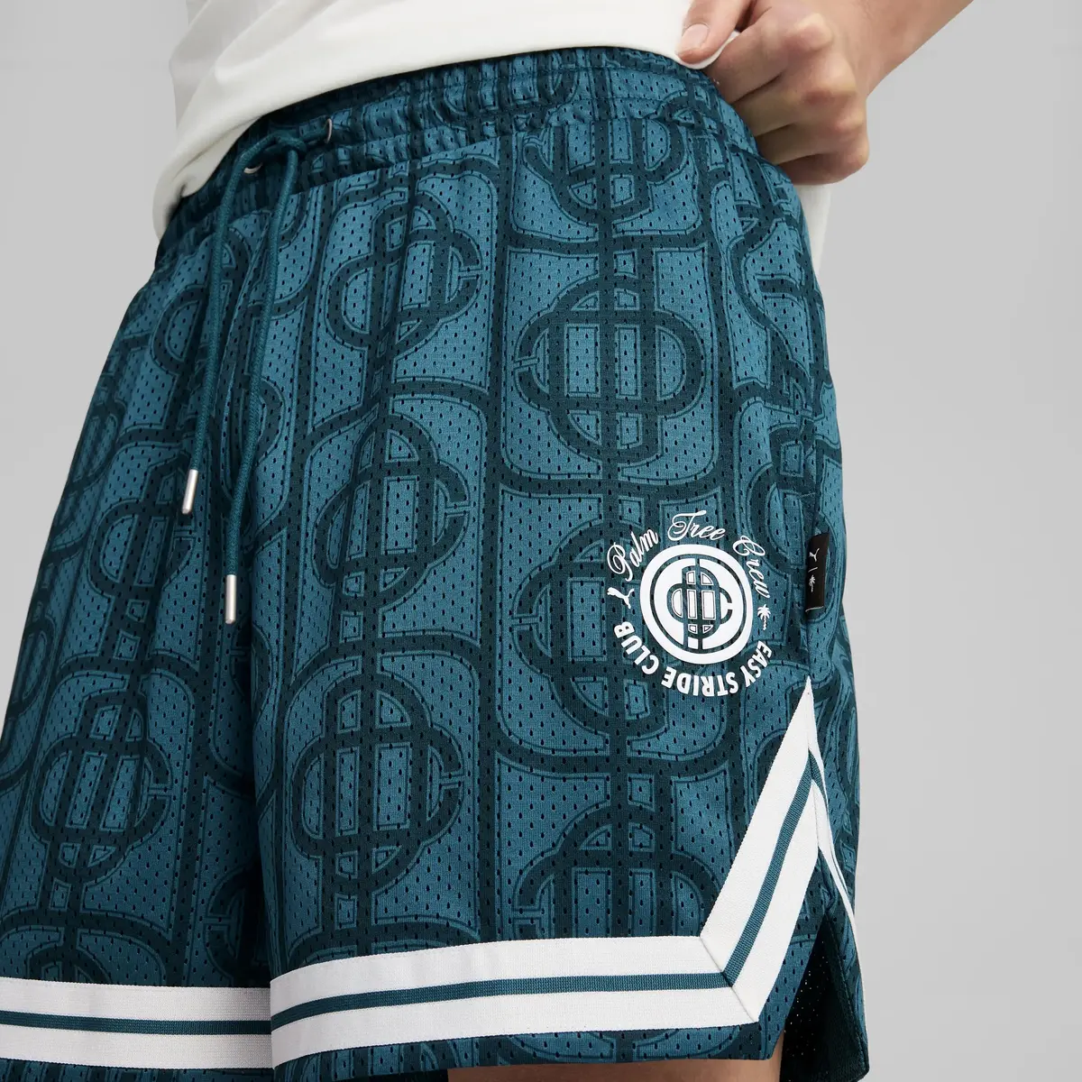 Puma X PTC AOP Mesh Shorts Yeşil Erkek Şort