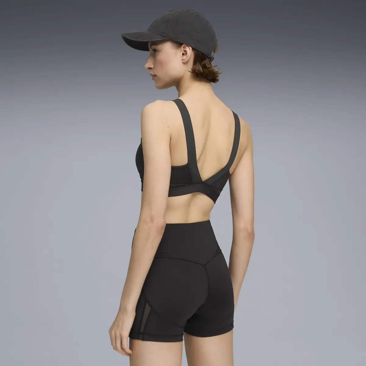 Puma PUMA SHAPE BRA - Low Siyah Kadın Sporcu Sütyeni