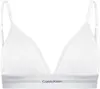 Calvin Klein UNLINED TRIANGLE, 100 Beyaz Kadın Sütyen & Bralet