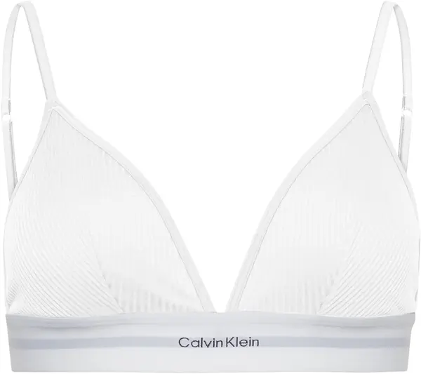 Calvin Klein UNLINED TRIANGLE, 100 Beyaz Kadın Sütyen & Bralet