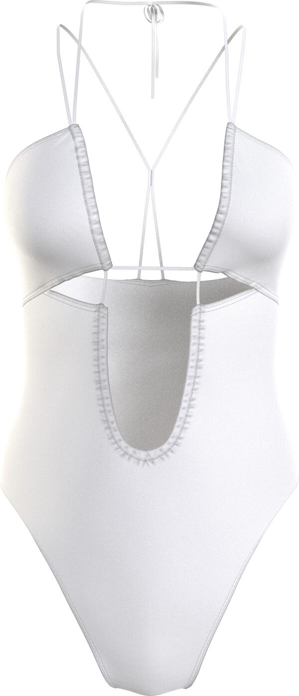 Calvin Klein ONE PIECE Kadın Beyaz Mayo