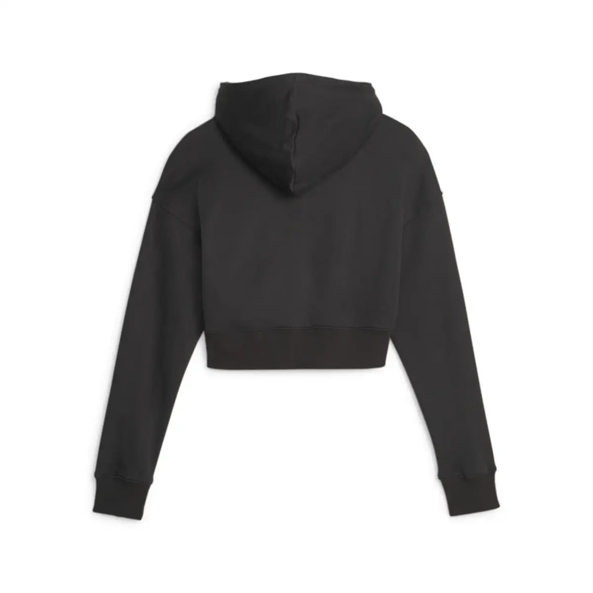 Puma CLASSICS Cropped Hoodie Siyah Kadın Sweatshirt