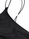 Calvin Klein ONE SHOULDER ONE PIE Kadın Siyah Mayo