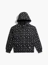 Calvin Klein MONOGRAM GRID AOP HO Erkek Siyah Hoodie